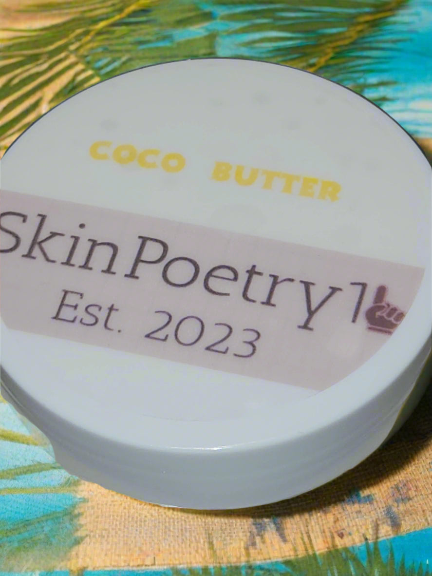 NEW!!! COCO BUTTER Organic Skin Oil Butter Oil 8oz