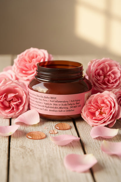 ROSE Organic Skin Oil Butter 8oz