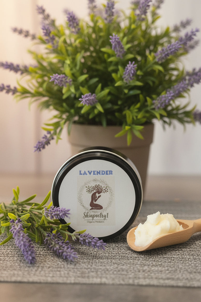 LAVENDER Organic Skin Oil Butter 8oz