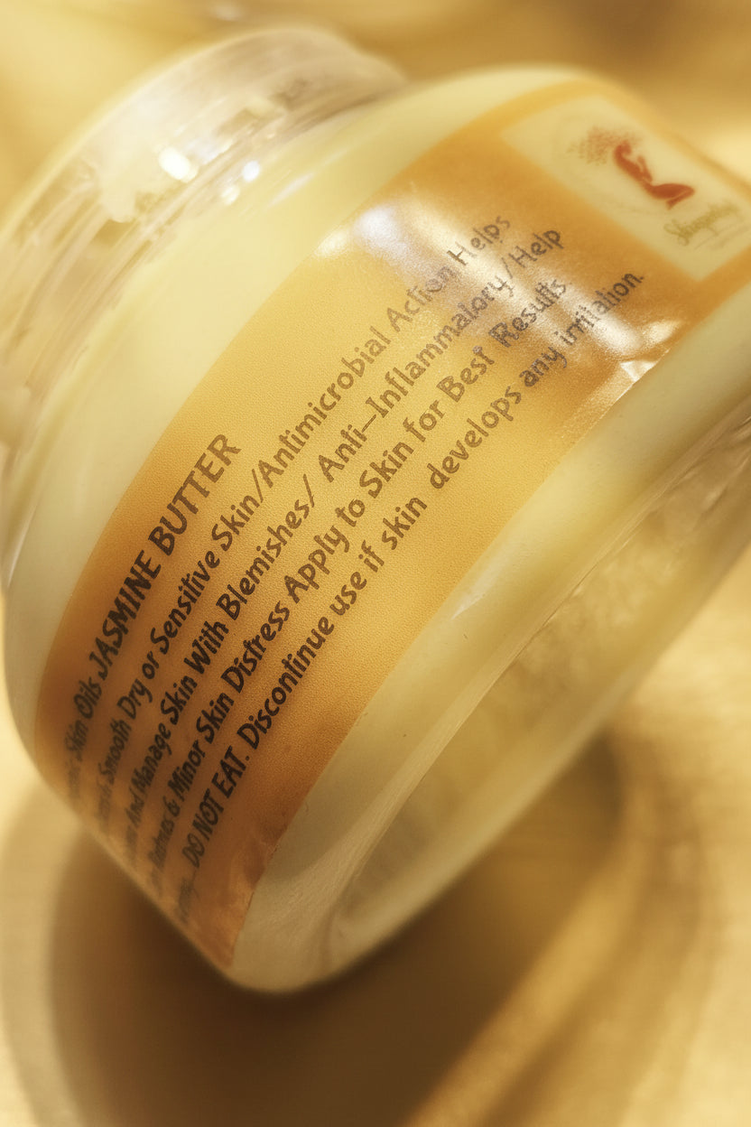 JASMINE ORGANIC SKIN OIL BUTTERS 8oz