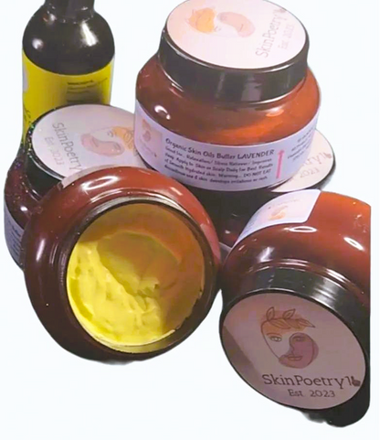 LAVENDER Organic Skin Oil Butter set