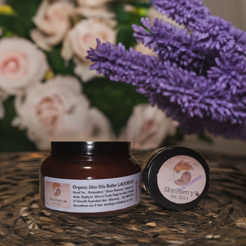 LAVENDER Organic Skin Oil Butter set