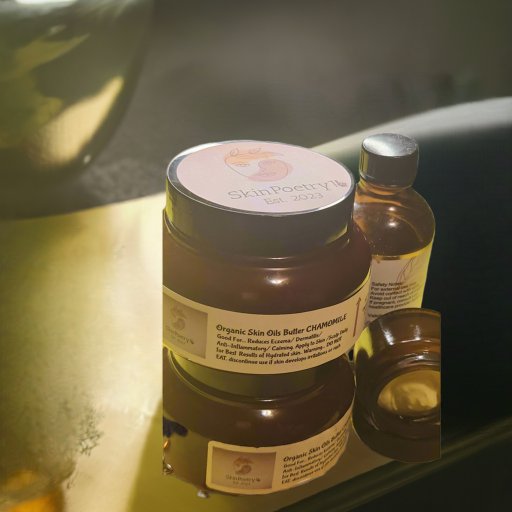 CHAMOMILE Organic Skin Oil Butter set